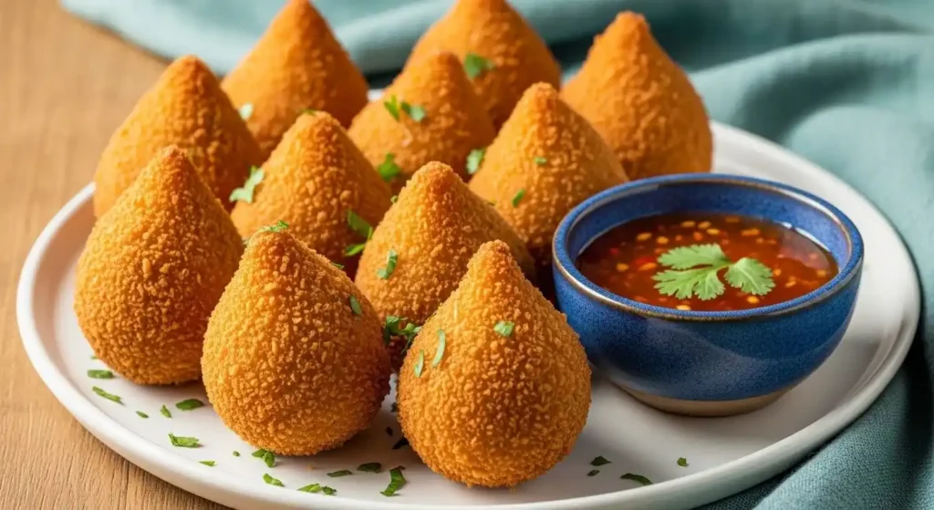 Air Fryer Coxinha Recipe Brazilian Chicken Croquettes Baked