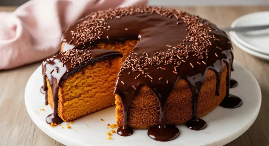 Brazilian Carrot Cake Recipe: Bolo de Cenoura with Chocolate