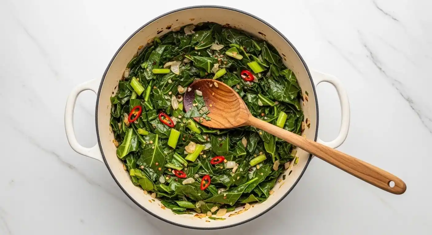Brazilian Collard Greens Recipe (Couve Refogada)
