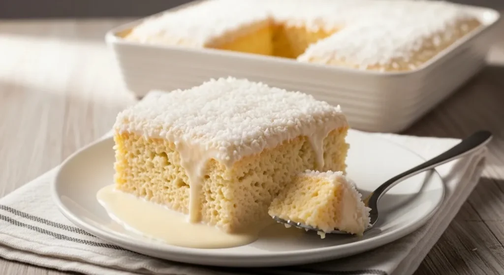 Coconut Cake with Condensed Milk: Tropical Cake Recipe